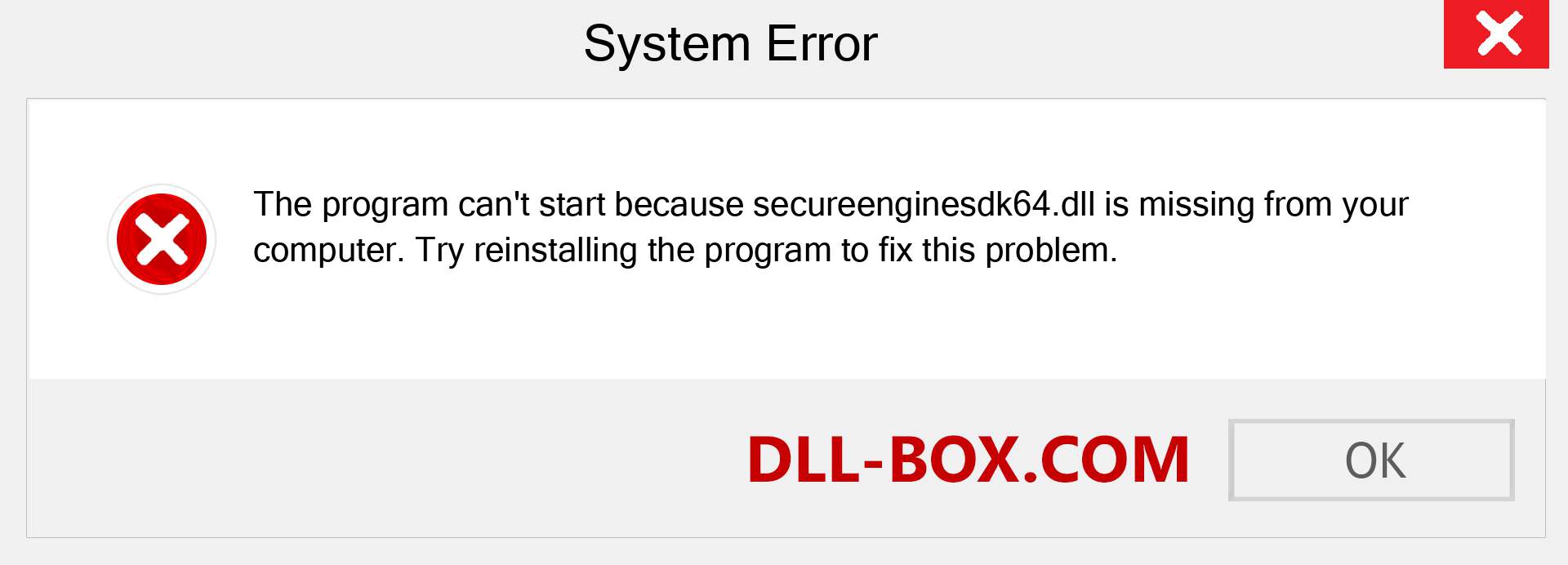  secureenginesdk64.dll file is missing?. Download for Windows 7, 8, 10 - Fix  secureenginesdk64 dll Missing Error on Windows, photos, images